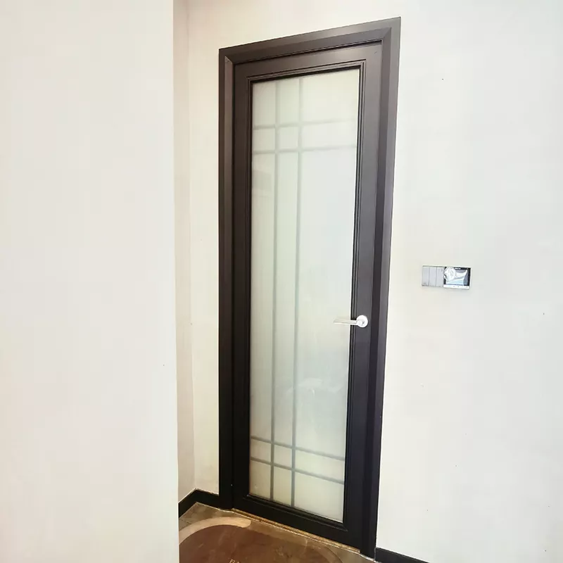 Puerta corrediza de baño de aleación de aluminio