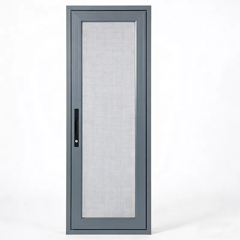 Puerta batiente con correa de tira de aleación de aluminio